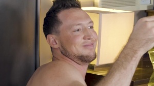 Str8ToGay: Inked american desires masturbation