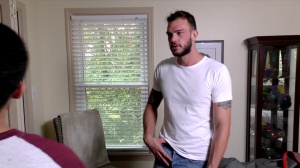 Str8 To Gay - Beaux Banks receiving facial cum loads in public