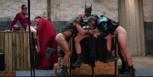 DrillMyHole.com - Muscle american gay feels up to rough orgy