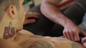 Drill My Hole: Inked & muscle jock rough rimming