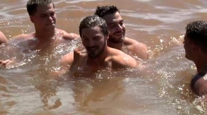 JizzOrgy: In underwear agrees to gagging