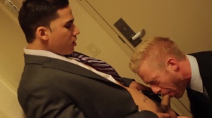 The Gay Office: Topher Di Maggio blowjobs porn