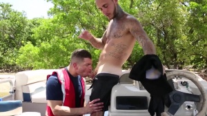 DrillMyHole.com - Jock receives hard slamming
