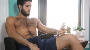 DrillMyHole.com: Inked athletic brazilian hunk masturbation