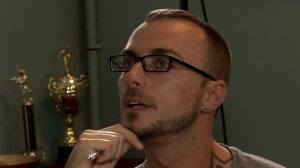 Str8 To Gay: Tattooed twink gets gagging