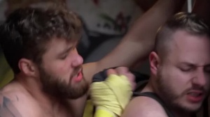 BROMO: Domination masturbating starring muscle hunk Ryan