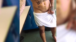 RealityDudes - Inked Brian Michaels bareback sucking dick in public