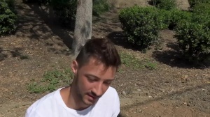 Str8Chaser: Jack receiving facial cum loads
