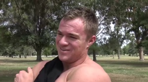Str8Chaser.com: Trimmed Blake rough masturbation