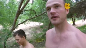SeanCody.com - Sean with Jayden bareback handjob outdoors