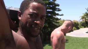 Black Male Me - Athletic jock Landon wishes for hard pounding