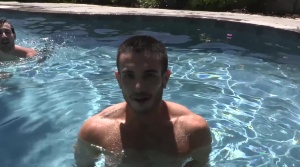 SeanCody: Athletic jock latin Manny bareback blowjob cum