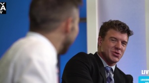 Drill My Hole: American handjob in office