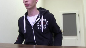 Dirty Scout - Big dick Czech twink amateur undressing