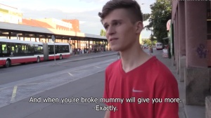 CzechHunter - Young mature sucking cock scene