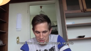 DebtDandy: Hairy Czech twink roommate gaping outdoors