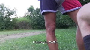 Czech Hunter - Pretty have sex for money outdoors