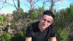 Str8Chaser: Black dick Vinny Hattan doggy fuck