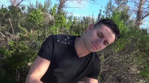 Str8Chaser: Black dick Vinny Hattan doggy fuck