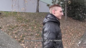CzechHunter.com: Slim big dick Czech guy blowjob cum
