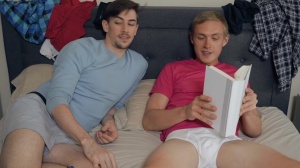 Drill My Hole: Inked american young twink desires blowjobs