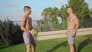 Sean Cody: Young twink Brysen bareback blowjob cum