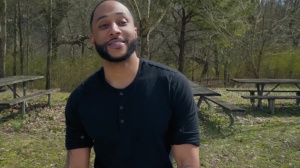 Str8Chaser: Doggy fucks outdoors next to muscled straight guy
