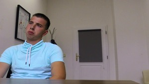 DirtyScout.com - Muscle gay reality gagging in a car