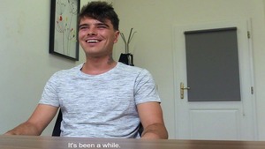 DirtyScout: Hot supermodel butt pounded in office