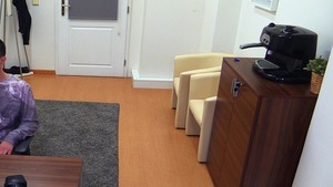 DirtyScout.com: Pretty gay orgasm after interview