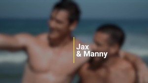 SeanCody - Jax kissing each other indoors