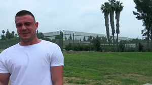 Str8 Chaser - Straight guy Bruce Johnson doggy in the bed