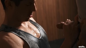 Bromo: Muscle american lusts bareback nailing