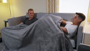 Str8toGay.com - Long haired Kaleb Stryker doggy style scene