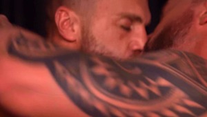 Gods Of Men: Inked latin has a soft spot for spanking