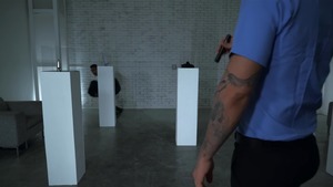 DrillMyHole - Inked american guard enjoying big dick stud