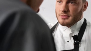 Str8 To Gay - Shaved american likes closeup blindfolded