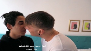 CzechHunter.com - Muscled bareback blowjob cum in the bed