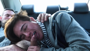FamilyDick: Teen chick Max Ferro pounding on the backseat