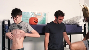 Family Dick - Young Sammy Eros fucked in the ass in mask