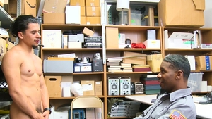 YoungPerps: Latino officer receives rough nailing