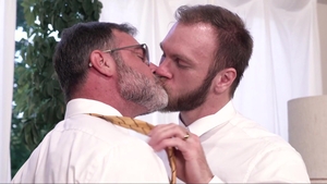 MissionaryBoys - Thick big dick Bishop Gibson butt fucked