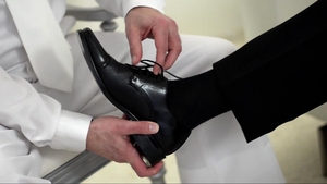 MissionaryBoys.com - Elder Jordan wearing shoes jerking penis