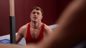 DrillMyHole.com: Muscle wet american twink foot teasing indoor