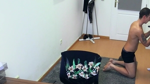 DirtyScout.com - Swallow in office