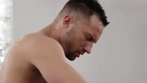 Icon Male - Inked muscled american blond spanking