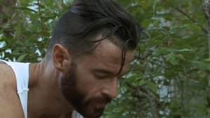 IconMale - Hairy muscled asian mature interracial pounding