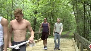 IconMale - Hairy & muscled boyfriend caught fucking in the ass