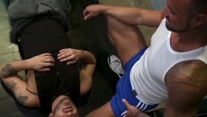 MenOver30: Caucasian receiving facial in HD