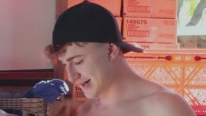 Hot House: Bareback hard nailining beside hairy bodybuilder